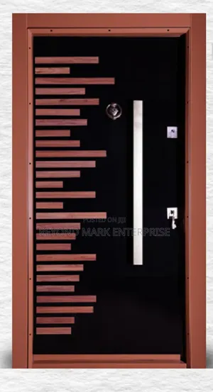 Luxury Security Door, One and a Half One Leaf Security D