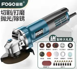 6-in-1 Power! Fogo Angle Grinder - 2000w Peak 18 Accessories