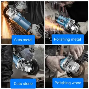 6-in-1 Power! Fogo Angle Grinder - 2000w Peak 18 Accessories