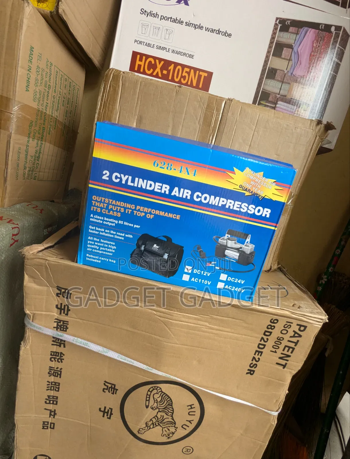 2 Cylinder Heavy Duty Car Air Compressor [Tire Pump]
