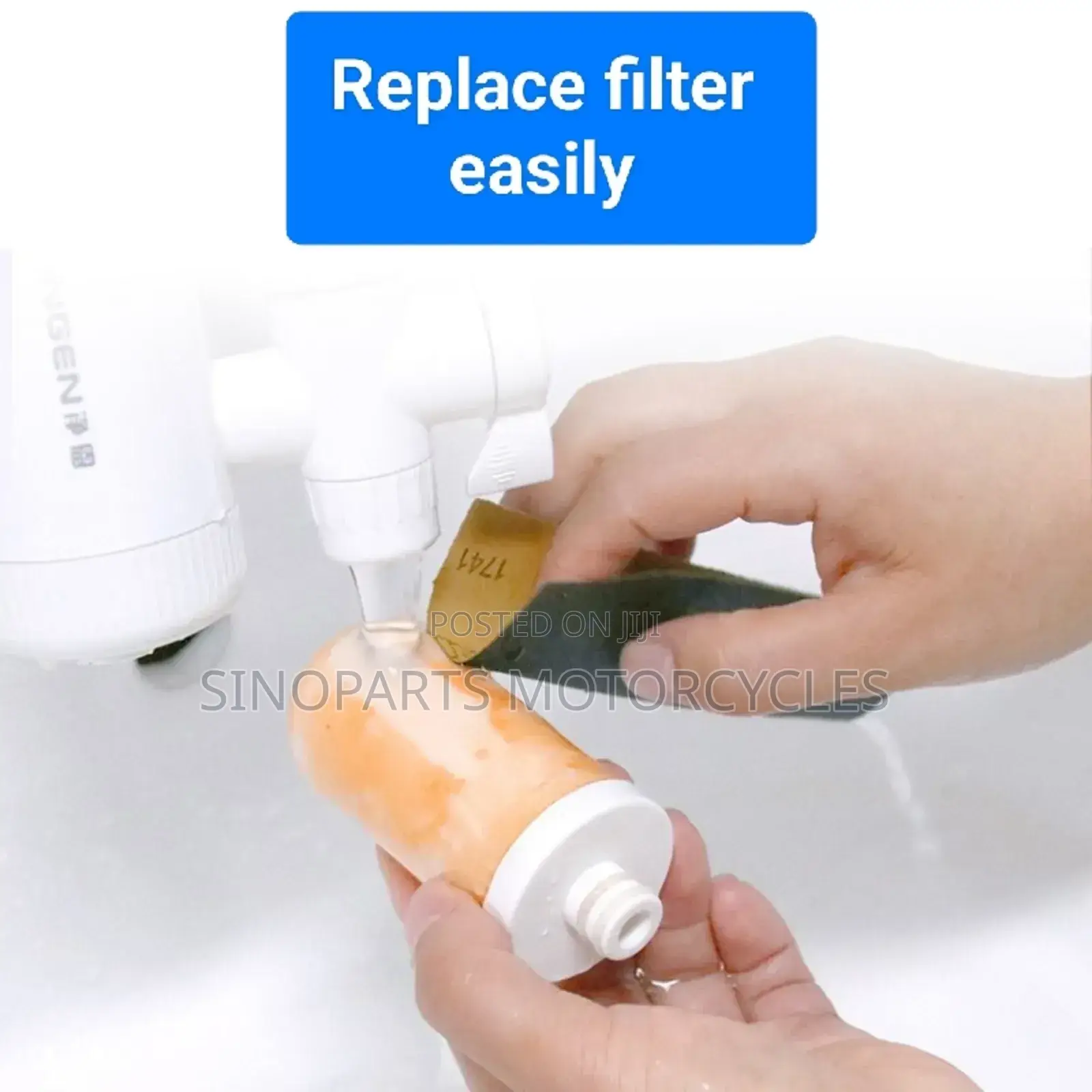 Clean Water Any Tap Ingen Purifier - Washable Filter 4-in-1