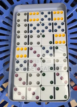 Double Six Colour Dots Dominoes (Domino Game)