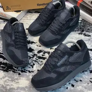 Reebok Classic Black Suede
