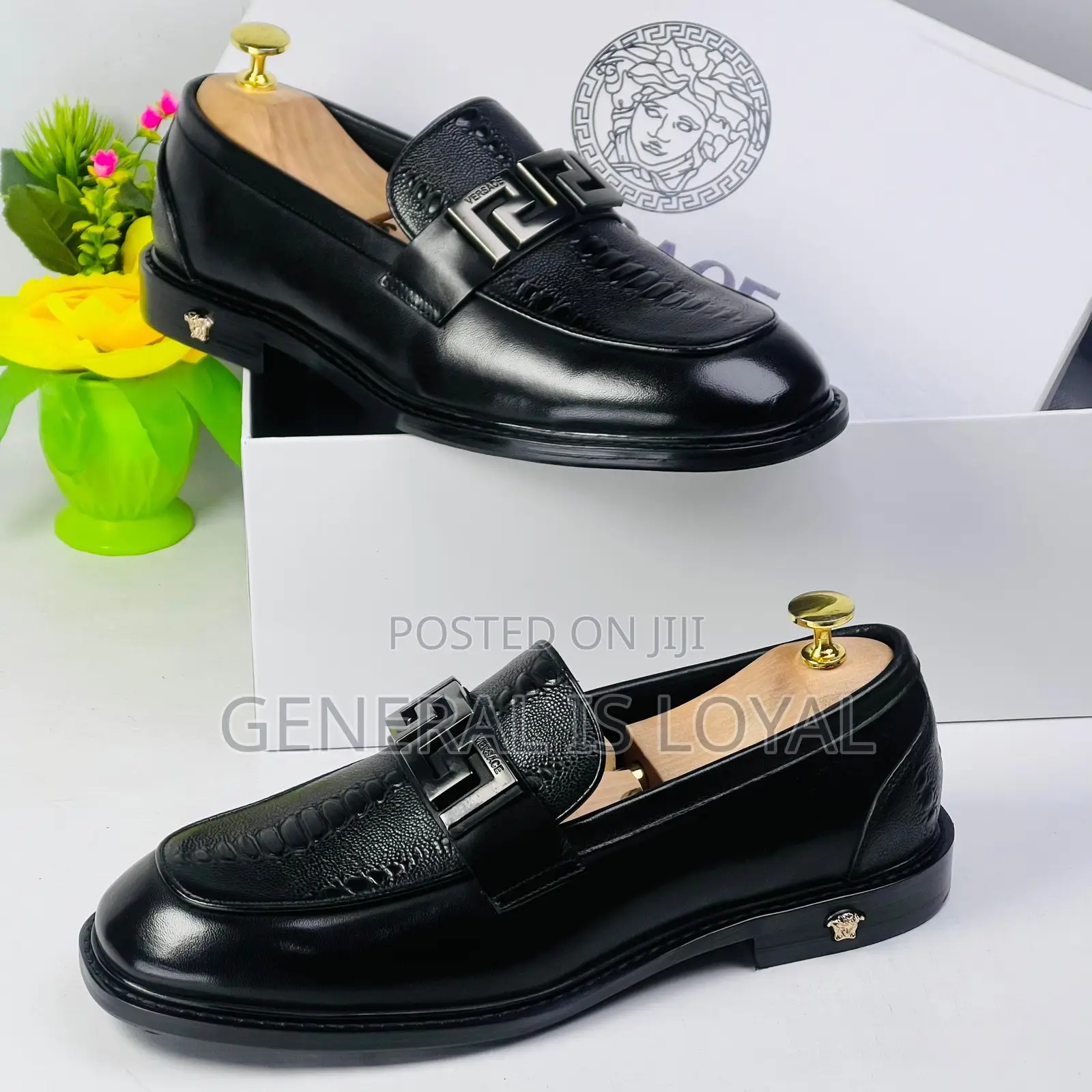 Versace Leather Men’S Shoe