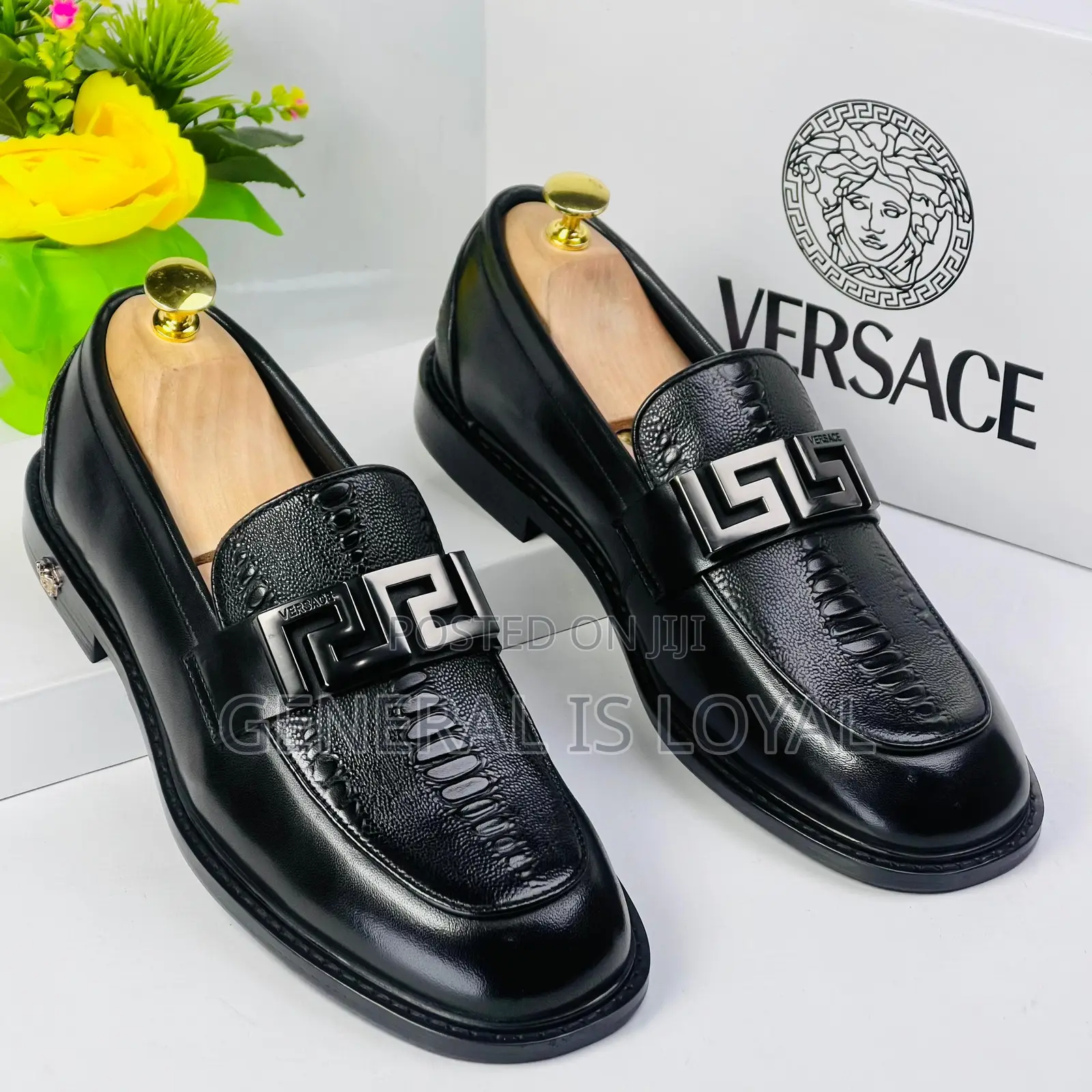Versace Leather Men’S Shoe