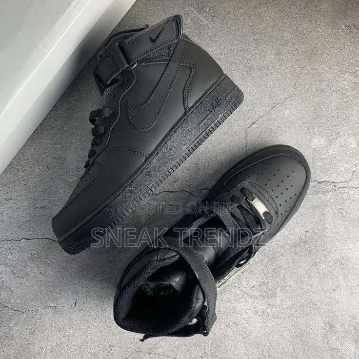 Nike Air Force H Long Black N White