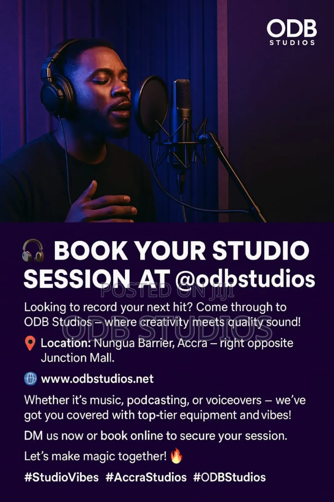 Book Studio Session
