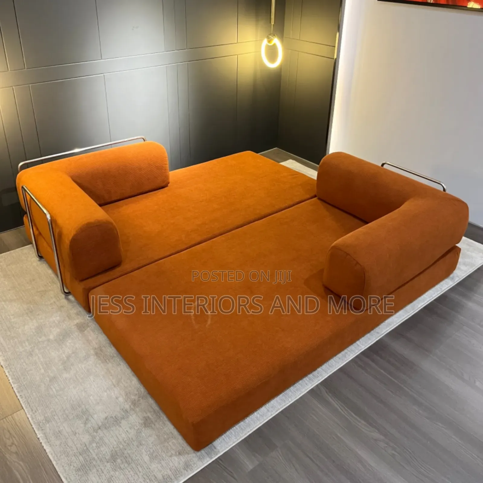 Convertible Sofa Bed (Grey)
