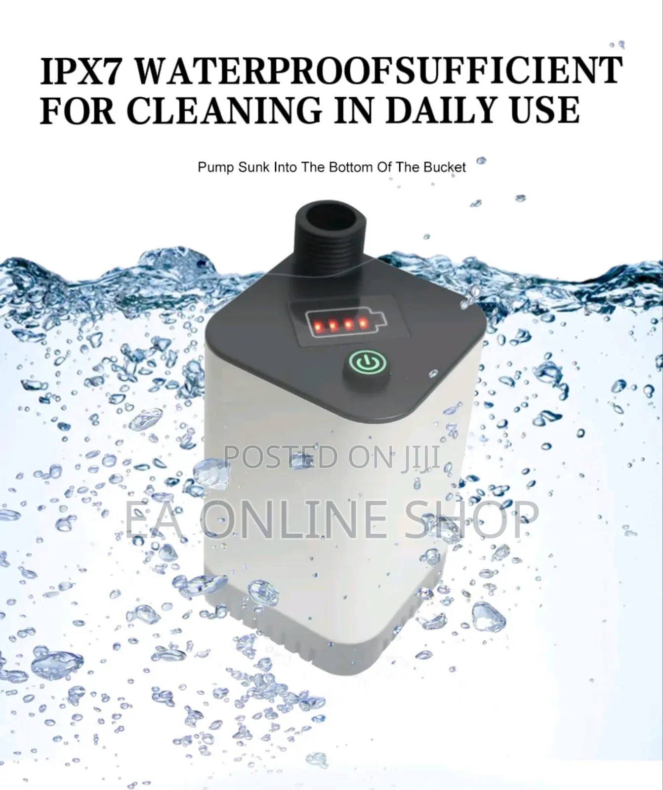 Potable Rechargeable Shower for Bathing, Car Washing Etc
