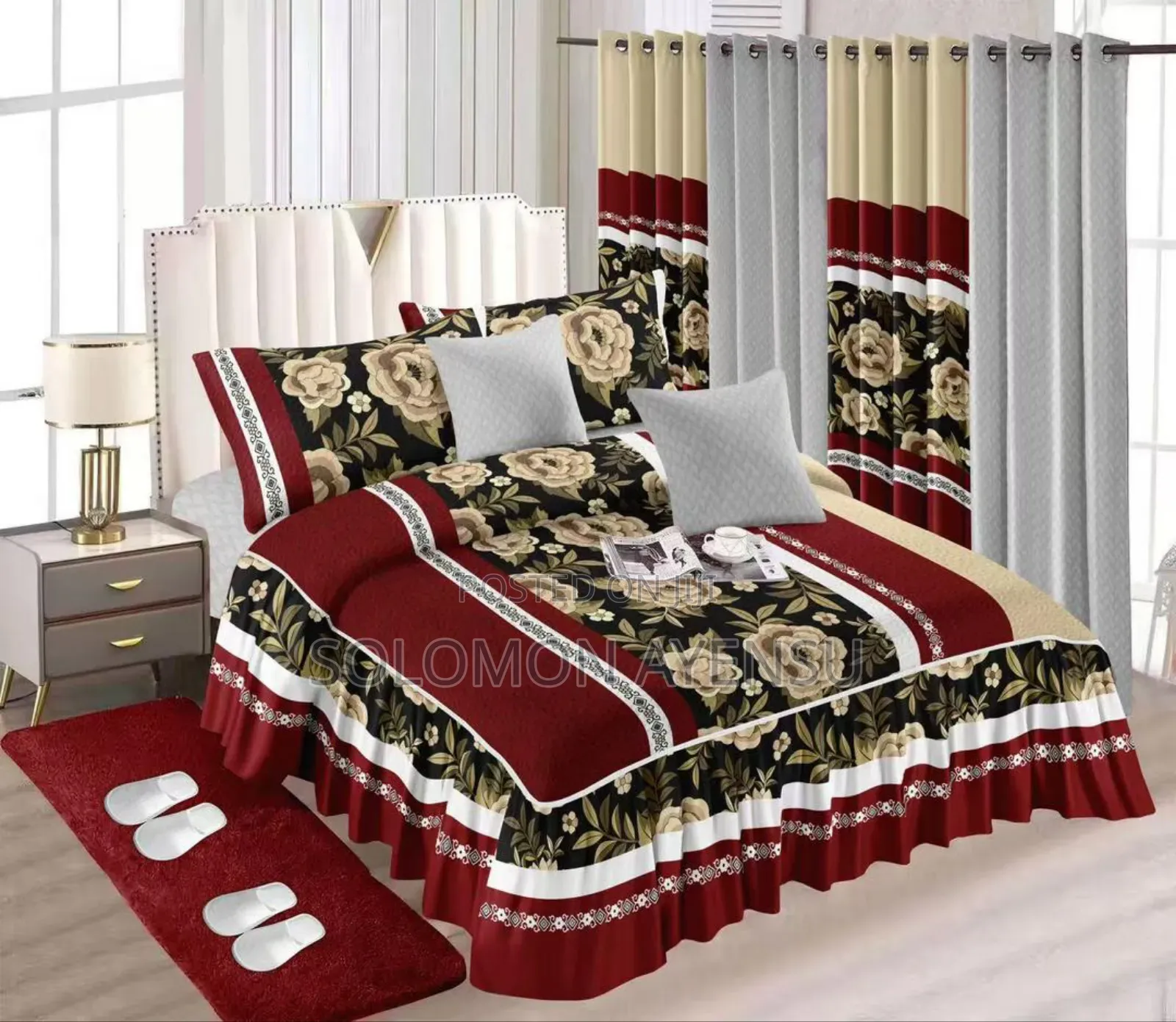 16 Pieces Best Spread Set Available in Different Colours