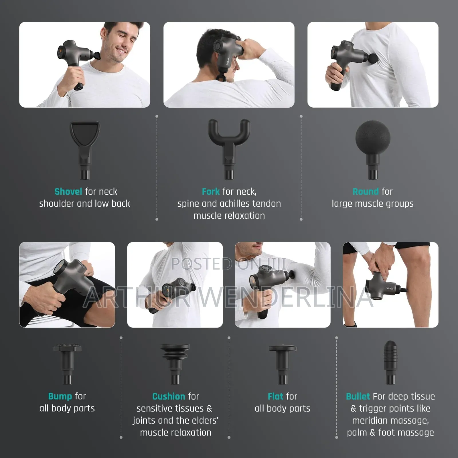 Ĺelectric Massager Hadheld Massager Gun For Body H Massage