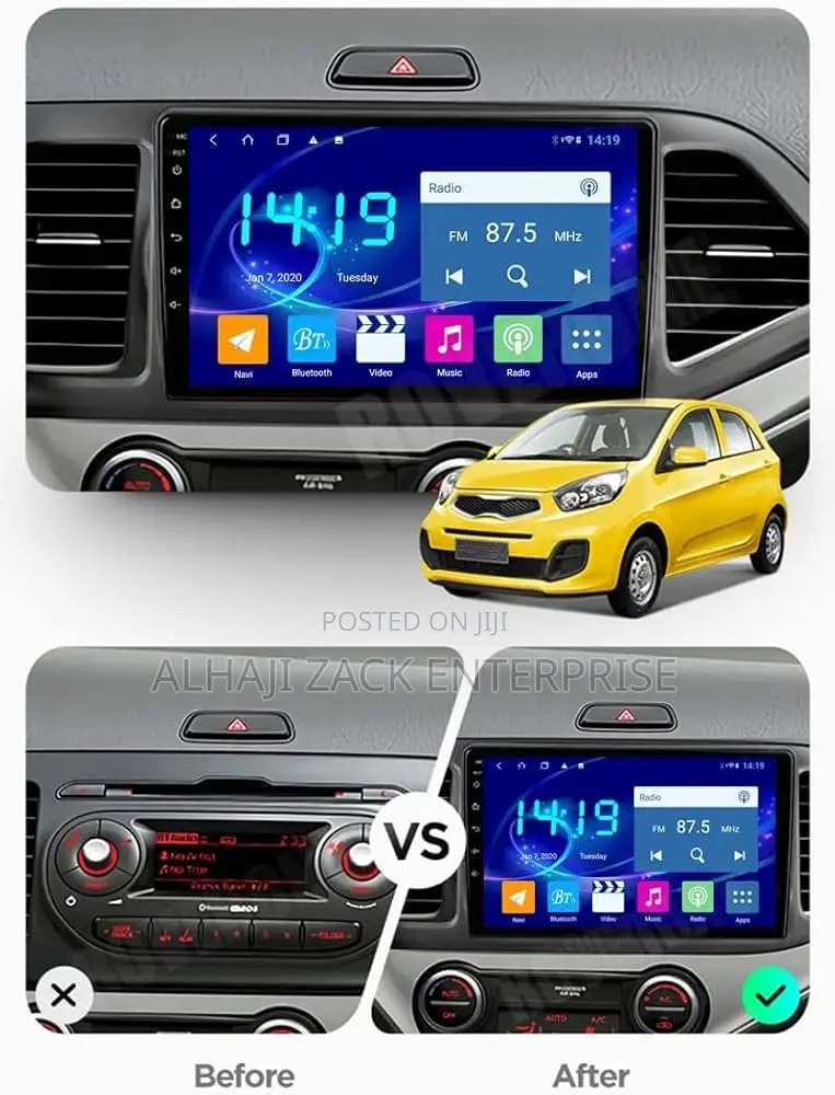 Kia Morning /Picanto 2013 Android Screen