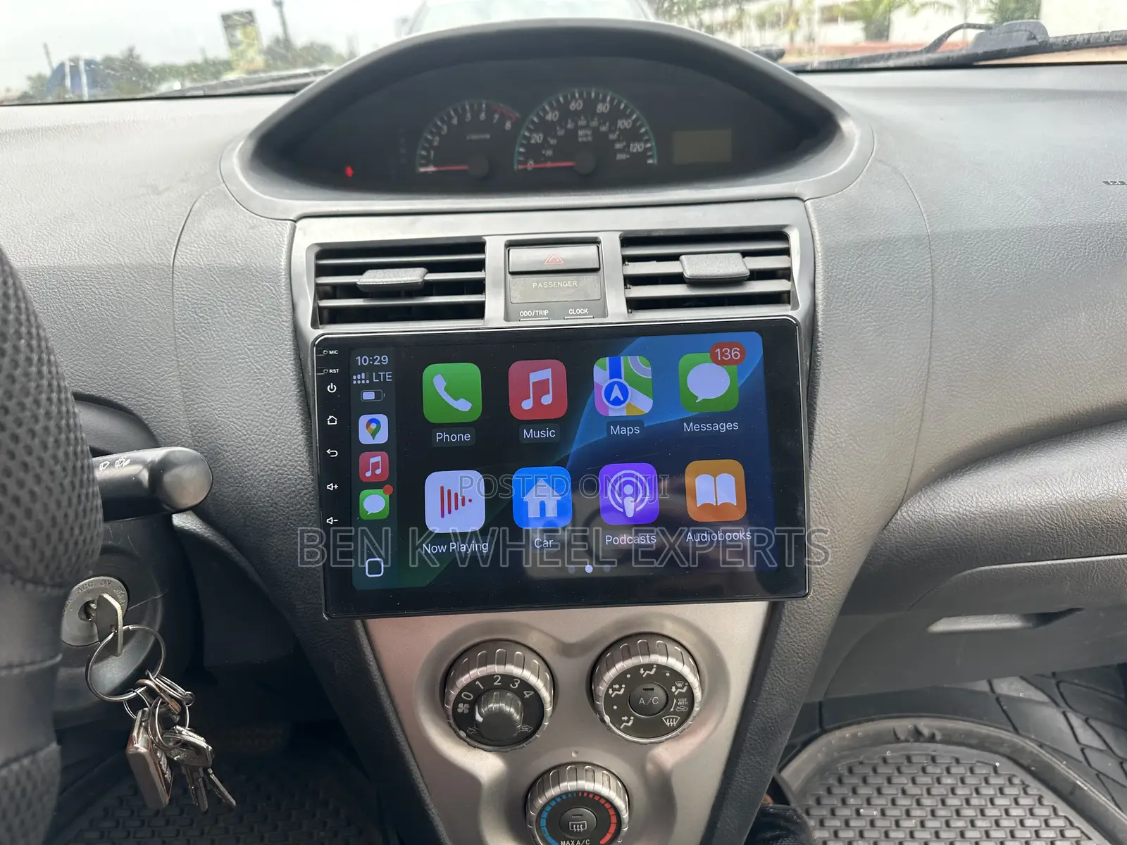 Carplay Android Auto Screen Yaris Salon