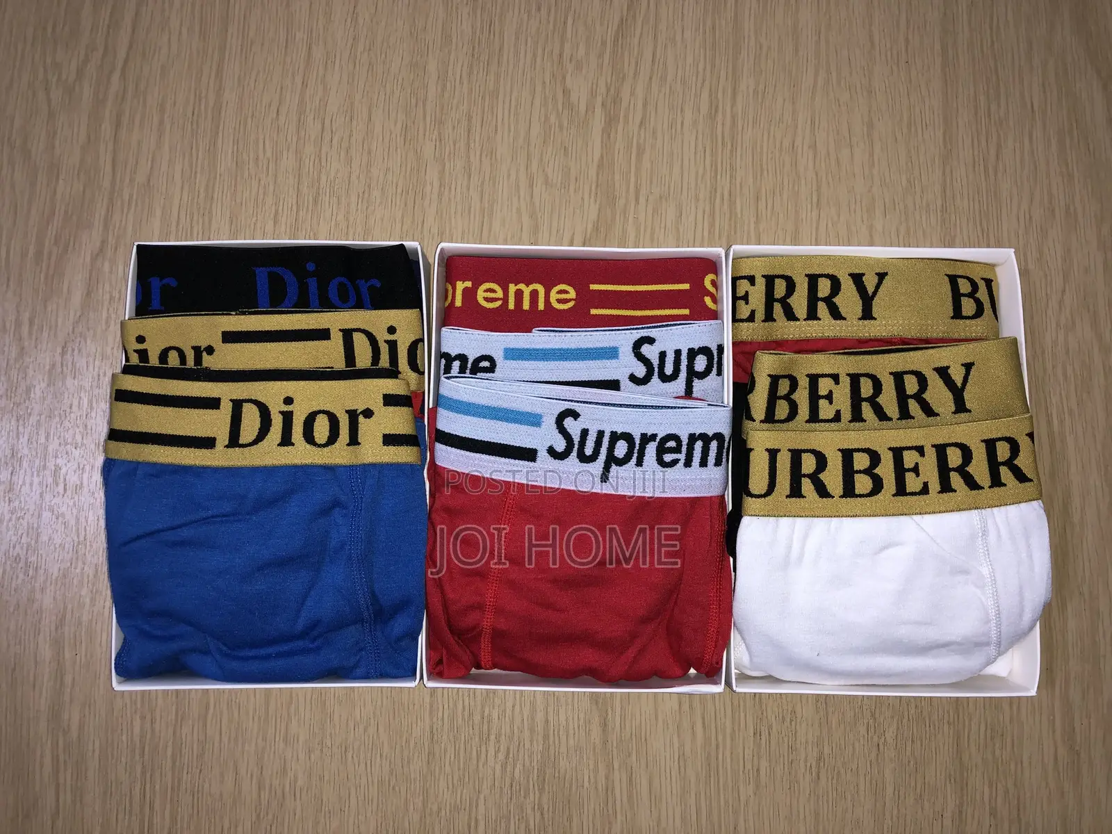 3pcs Men Cotton Quality Boxers