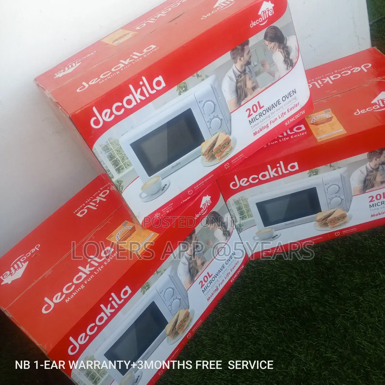 Energy Saving Decakila Microwave Oven