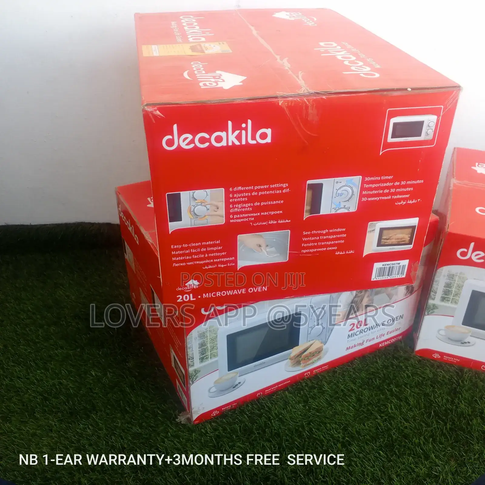 Power Saving Decakila Microwave Oven 20l