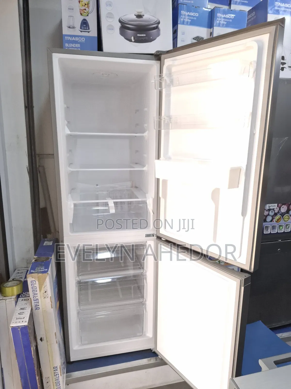 Eco Friendly Nasco Bottom Fridge 292 Litres With Water Dispe
