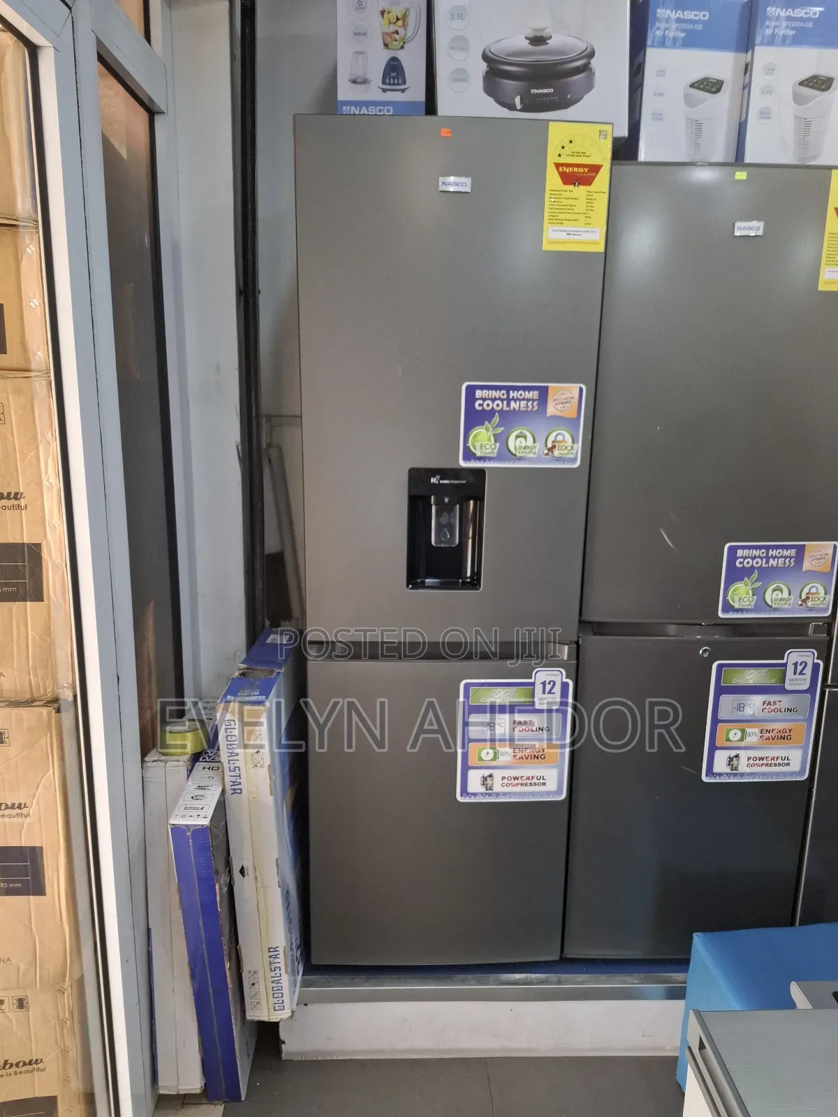 Energy Saving Bottom Fridge 292 Litres Nasco Brand for Sale