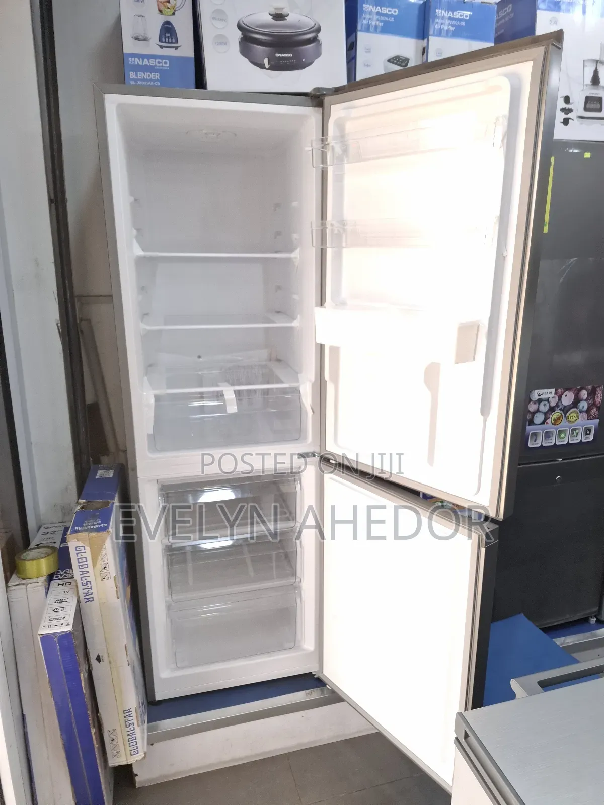 Energy Saving Bottom Fridge 292 Litres Nasco Brand for Sale