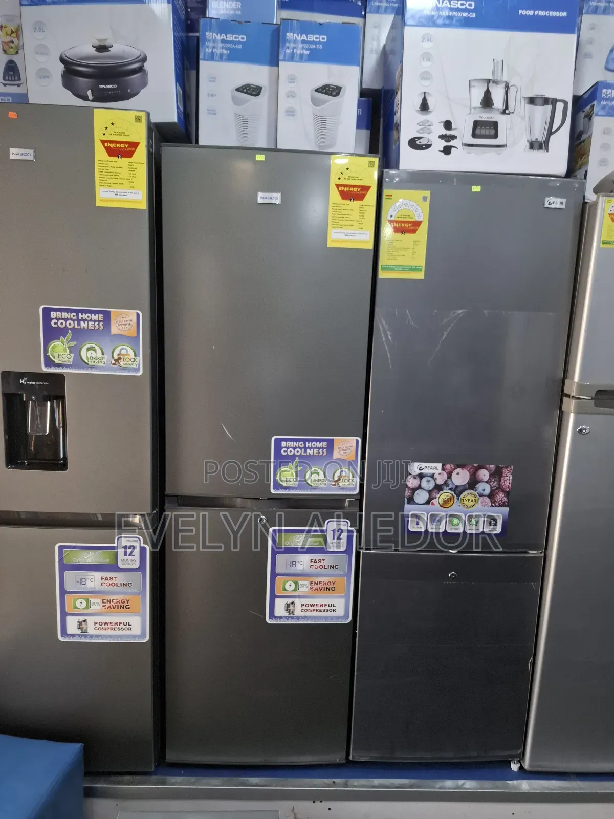 Quality Nasco Bottom Fridge With 3 Stars Brand New for Sale