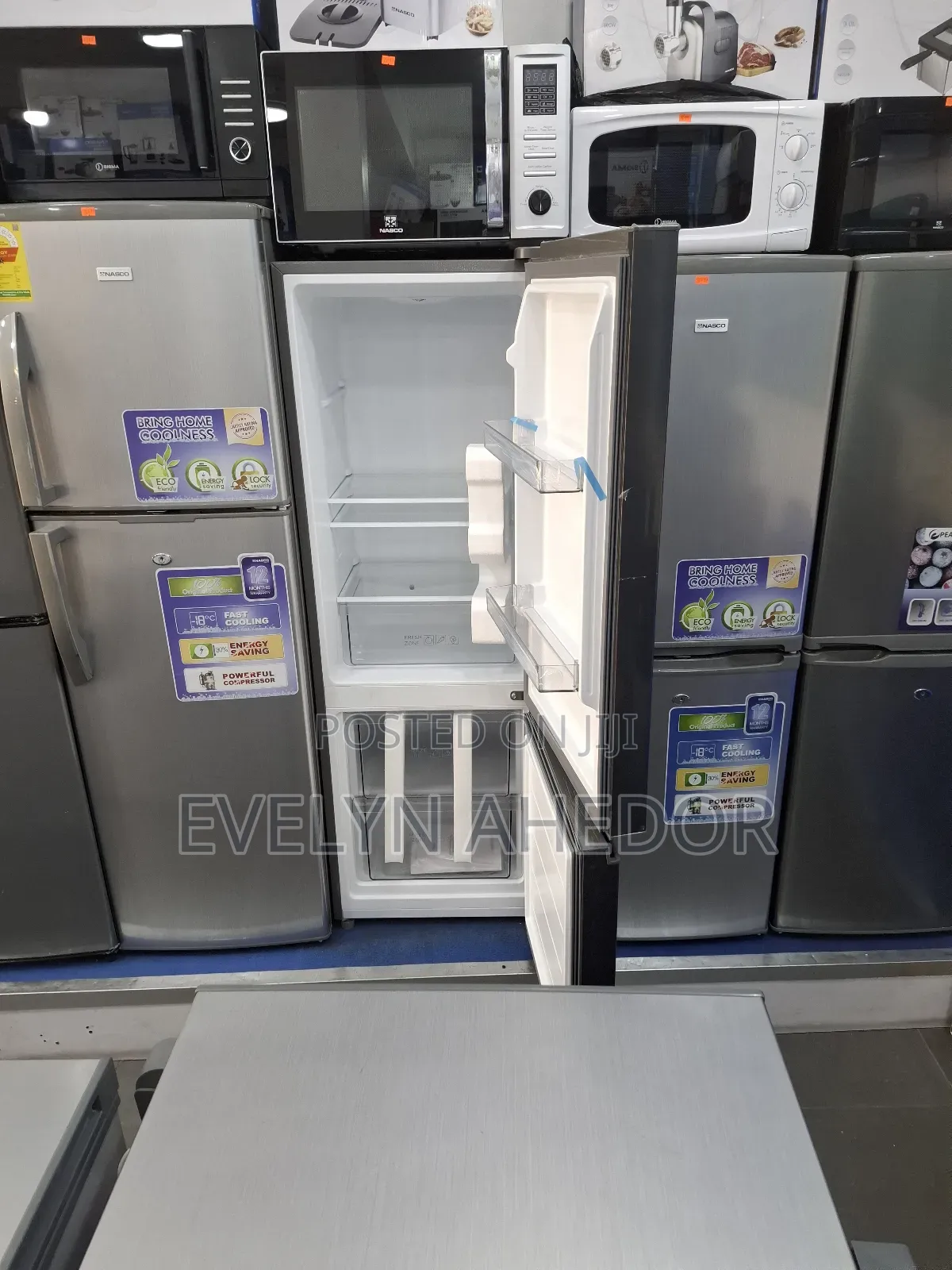Fast Frozen TCL Bottom Fridge 163 Litres Available as Seen