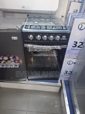 4 Burners Nasco Gas Cooker 50by50 With Oven Available