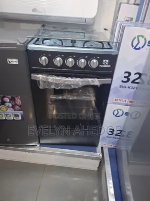 4 Burners Nasco Gas Cooker 50by50 With Oven Available