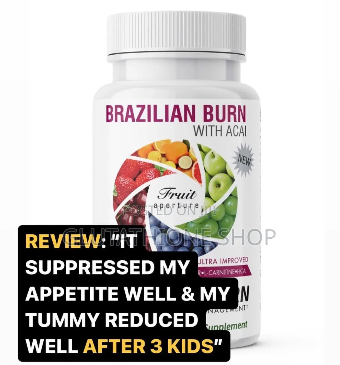 Brazilian Burn Fat Burner With Acai