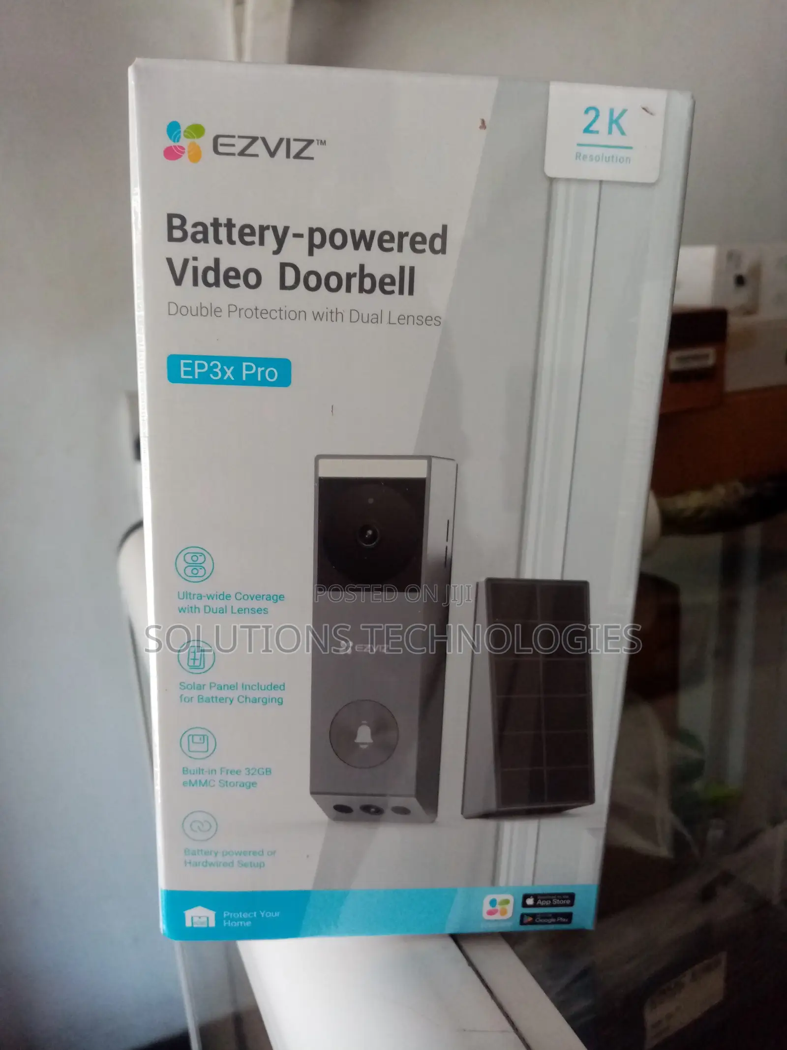 Battery-Powered Video Doorbell( Ep3x Pro)
