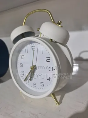 Metal Analog Alarm Clock