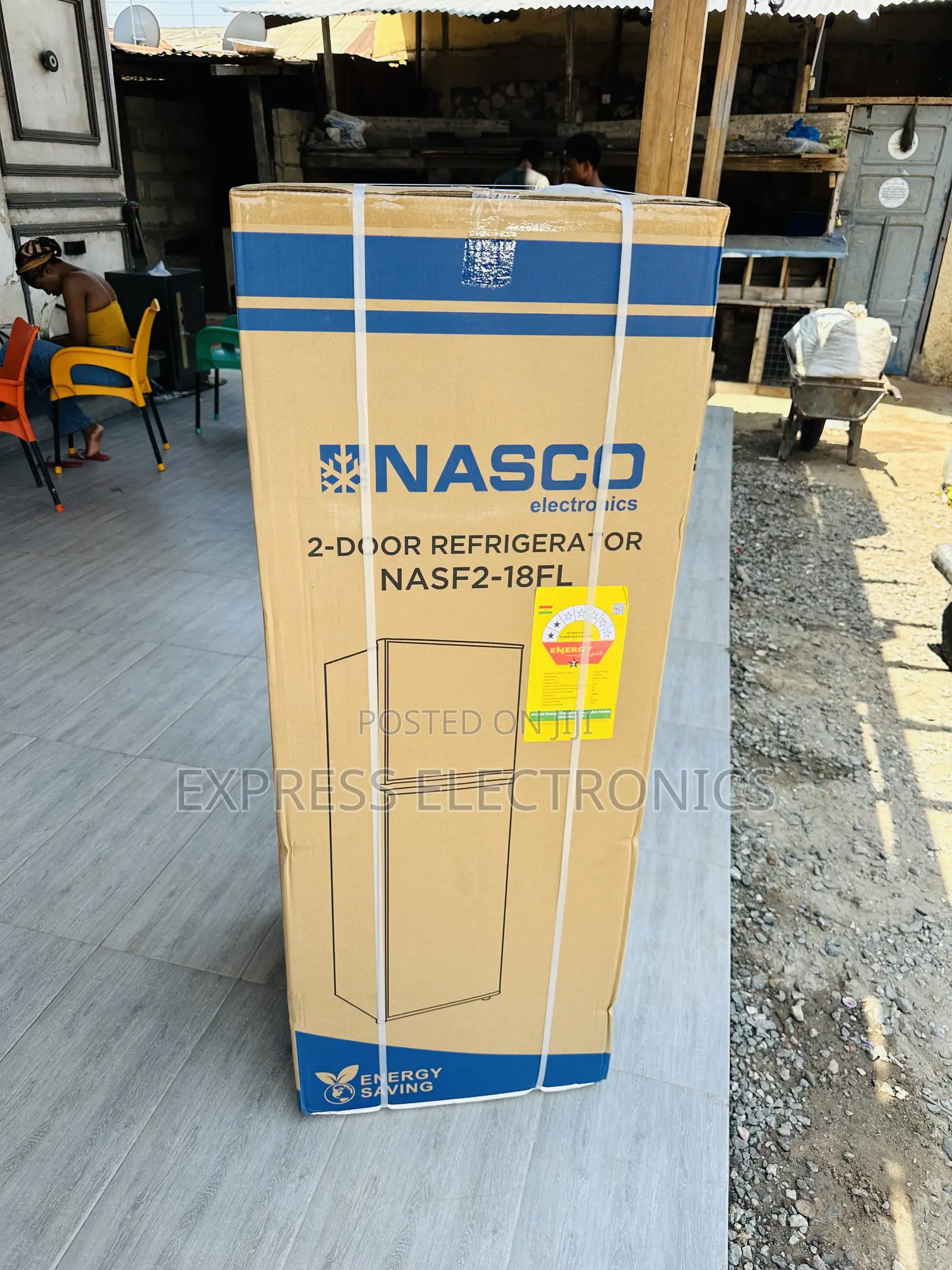 Brand New Double Door Fridge Nasf2-18fl Refrigerator Nasco
