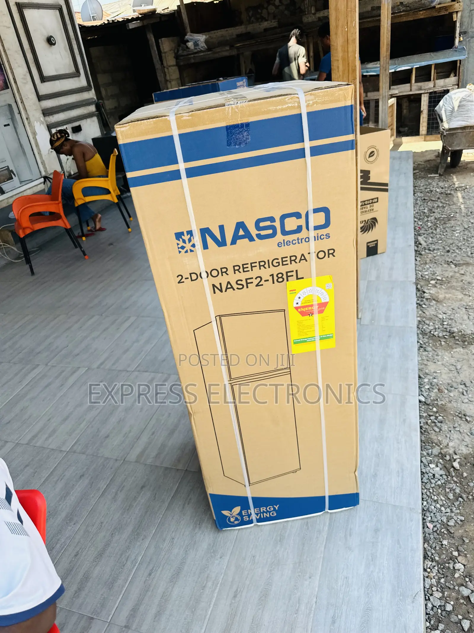 Nasf2-18fl Double Door Fridge