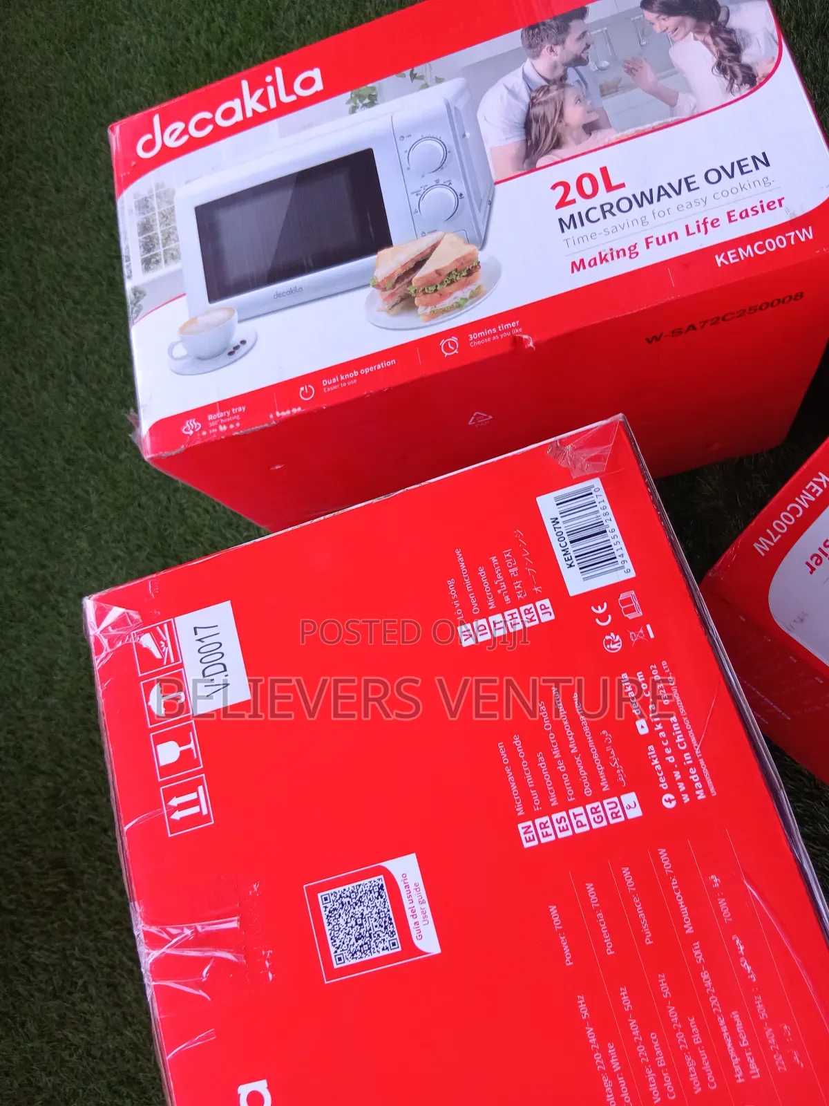 Cooking Made Easy Decakila 700w Power Microwave Oven Oven