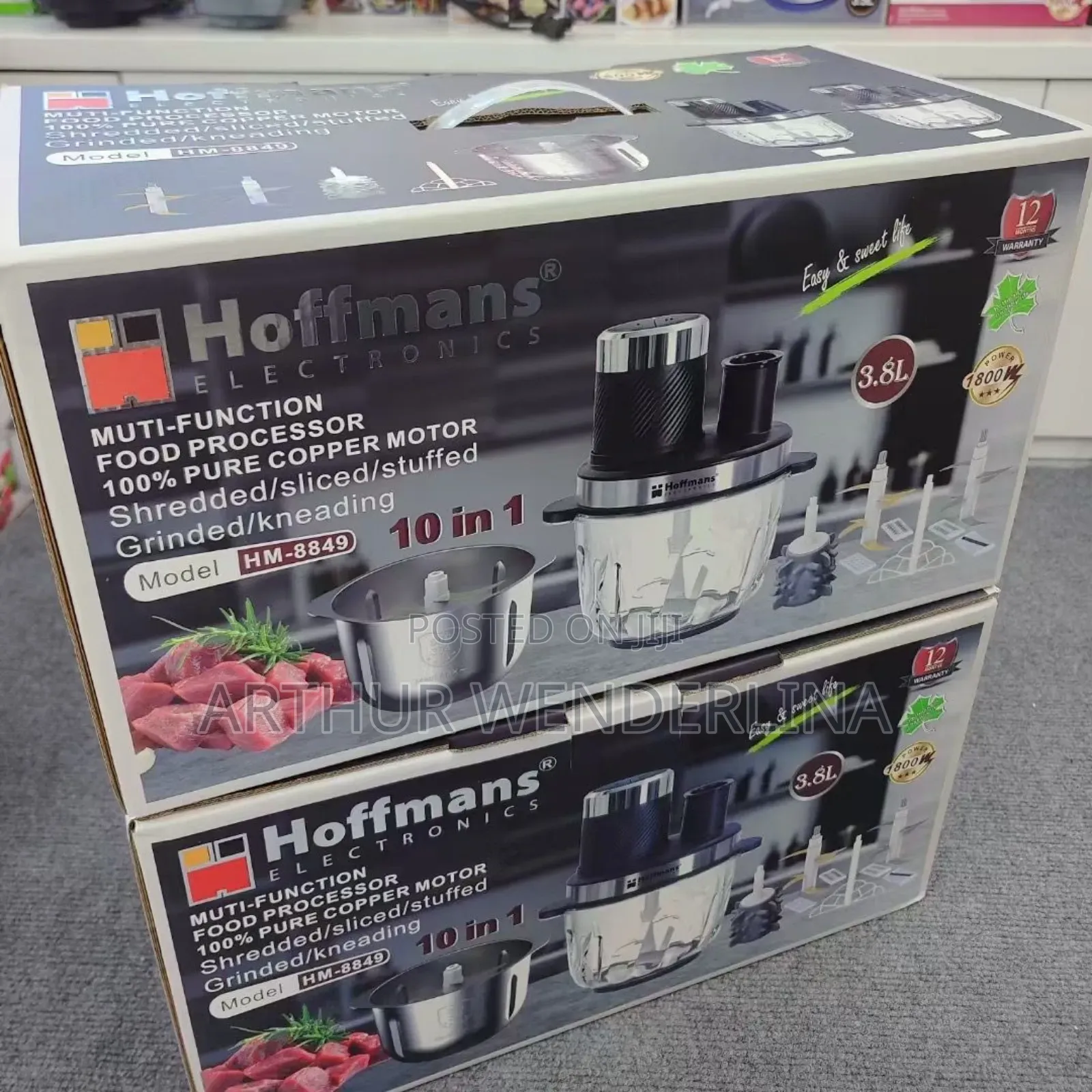 Hoffman 10 in 1 Blender. (3.8liters)