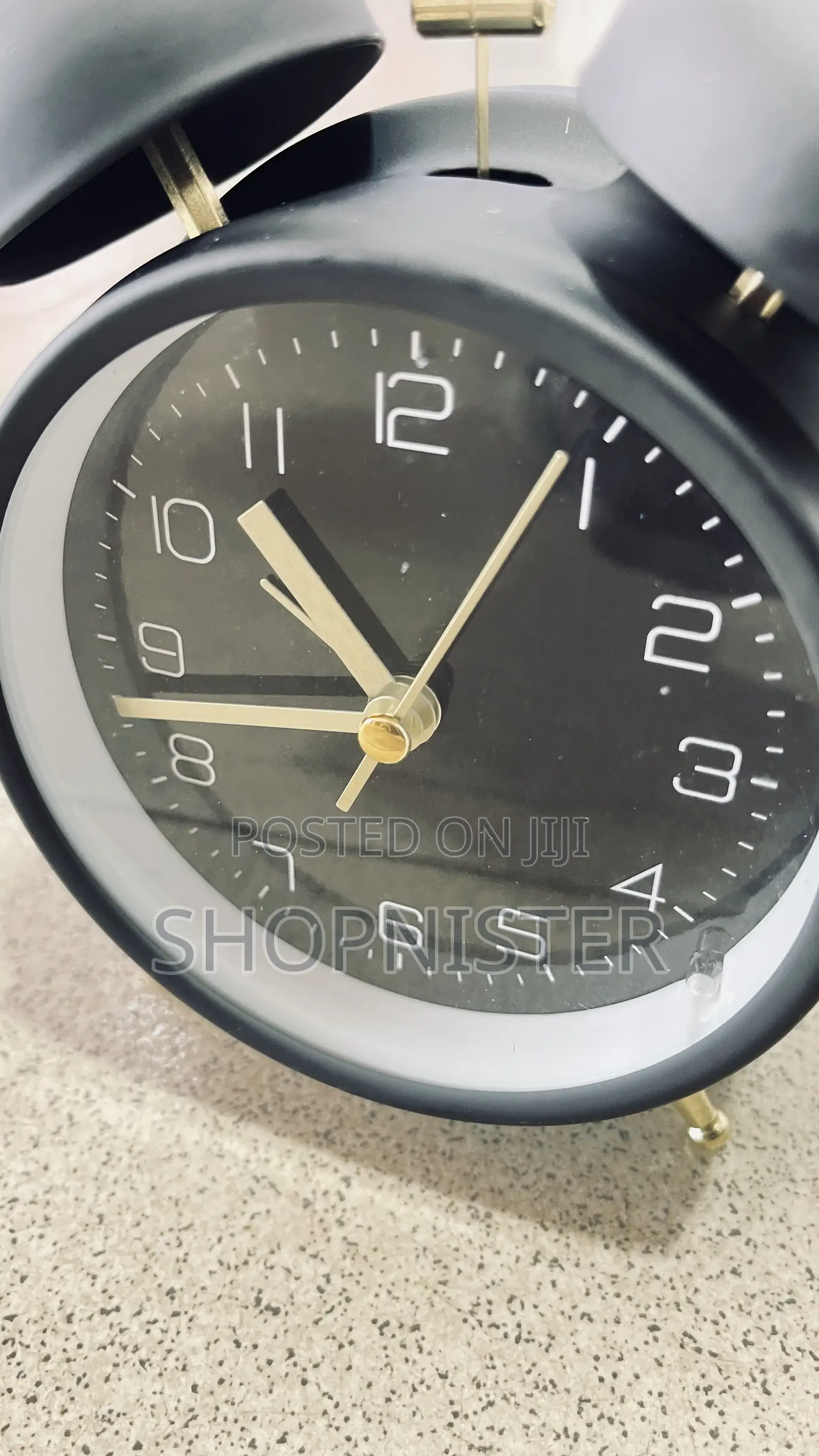 Desk Alarm Clock Black