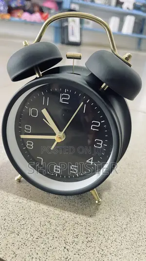 Desk Alarm Clock Black