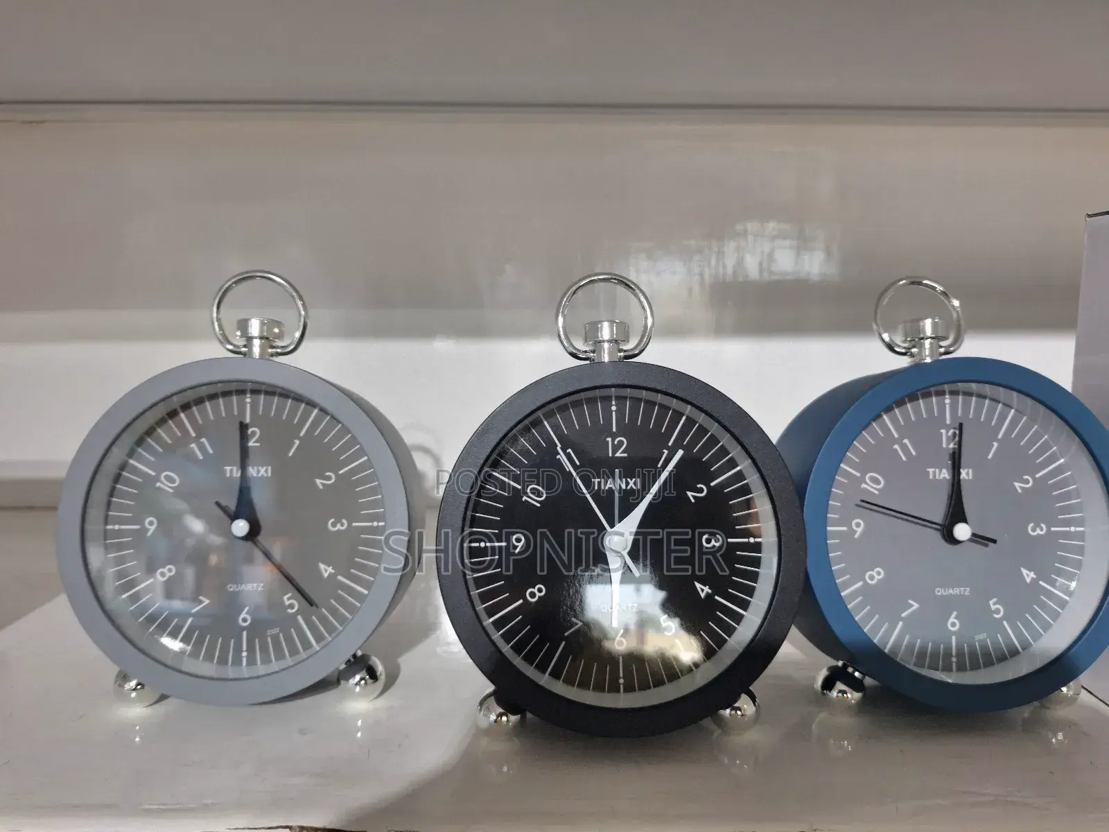 Desk Alarm Clock Blue