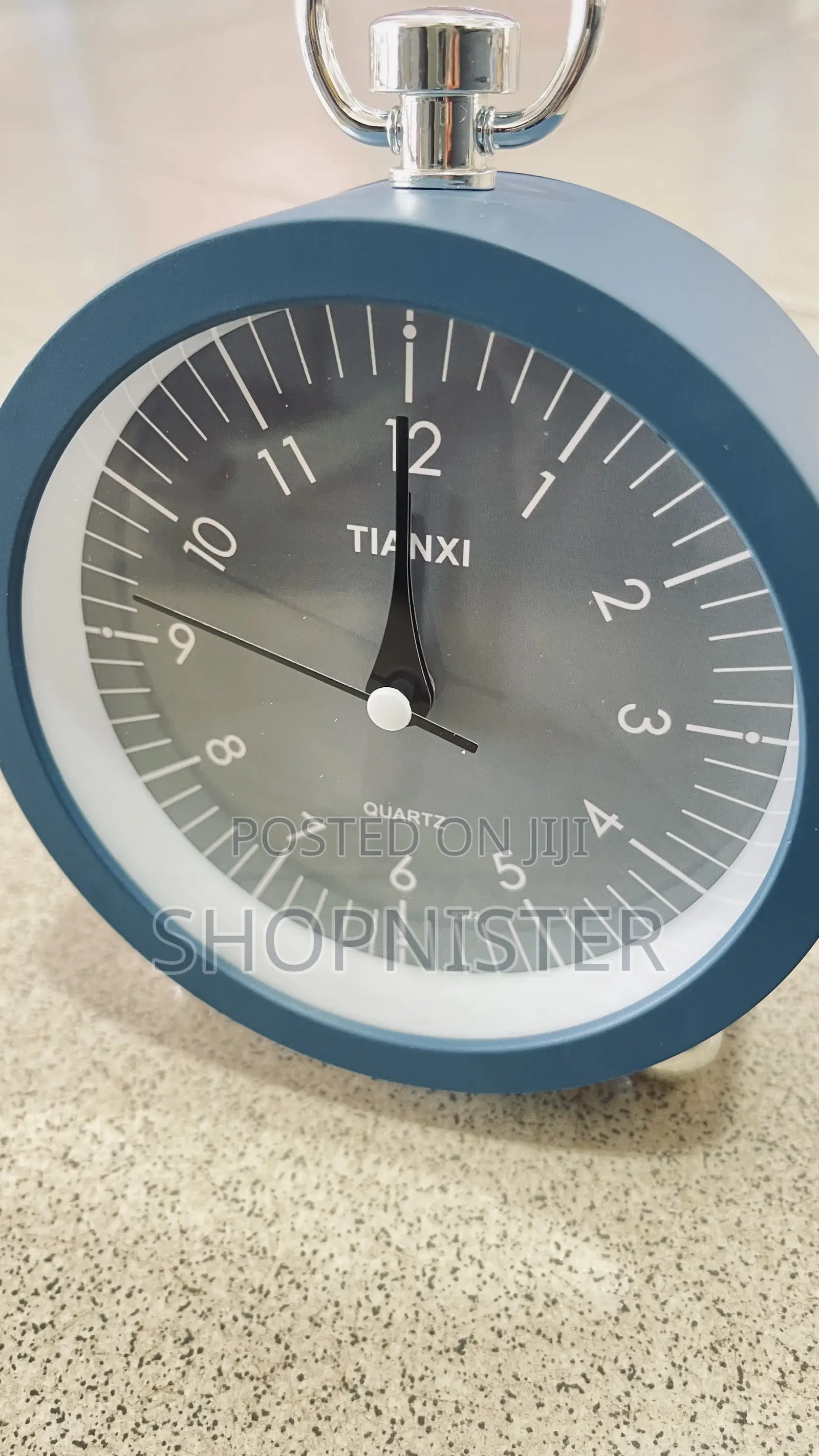 Desk Alarm Clock Blue
