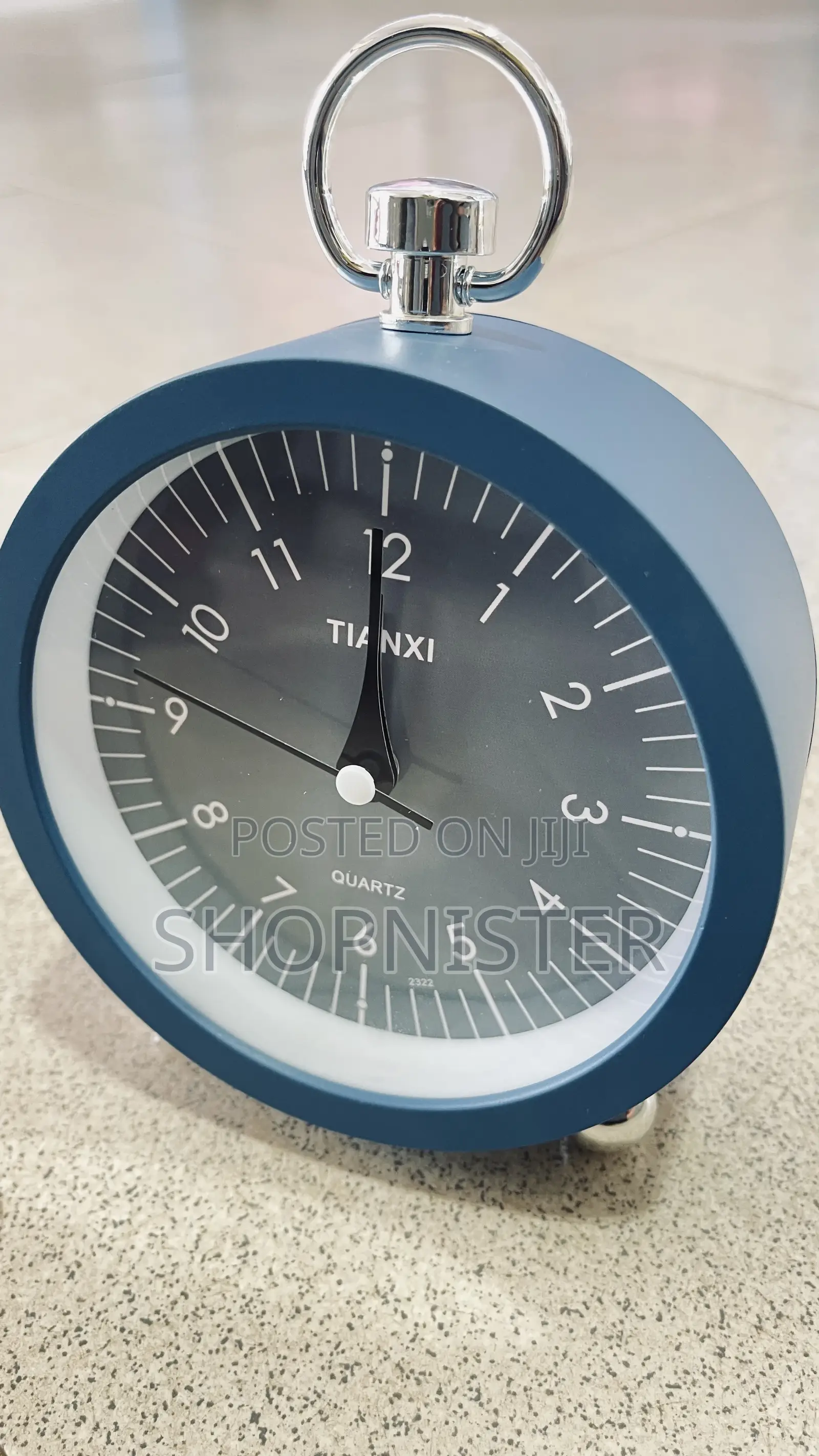Desk Alarm Clock Blue