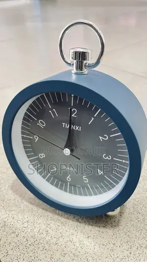 Desk Alarm Clock Blue