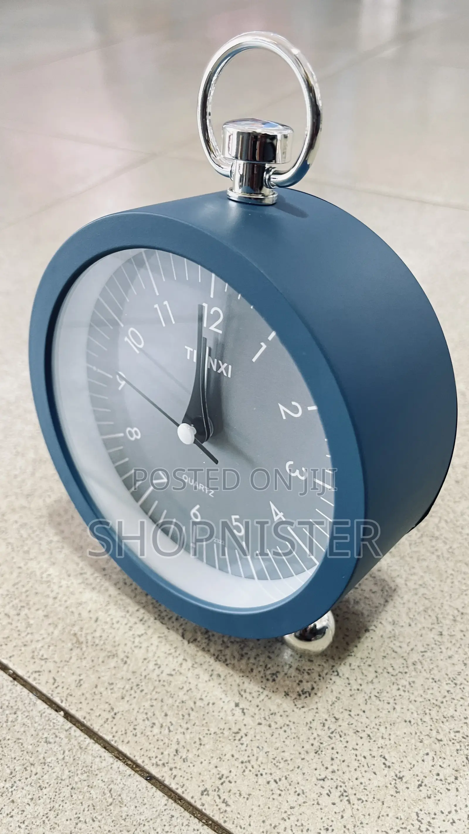 Desk Alarm Clock Blue