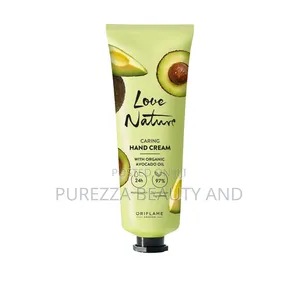 Love Nature:Caring Hand Cream With Organic Avocado Oil