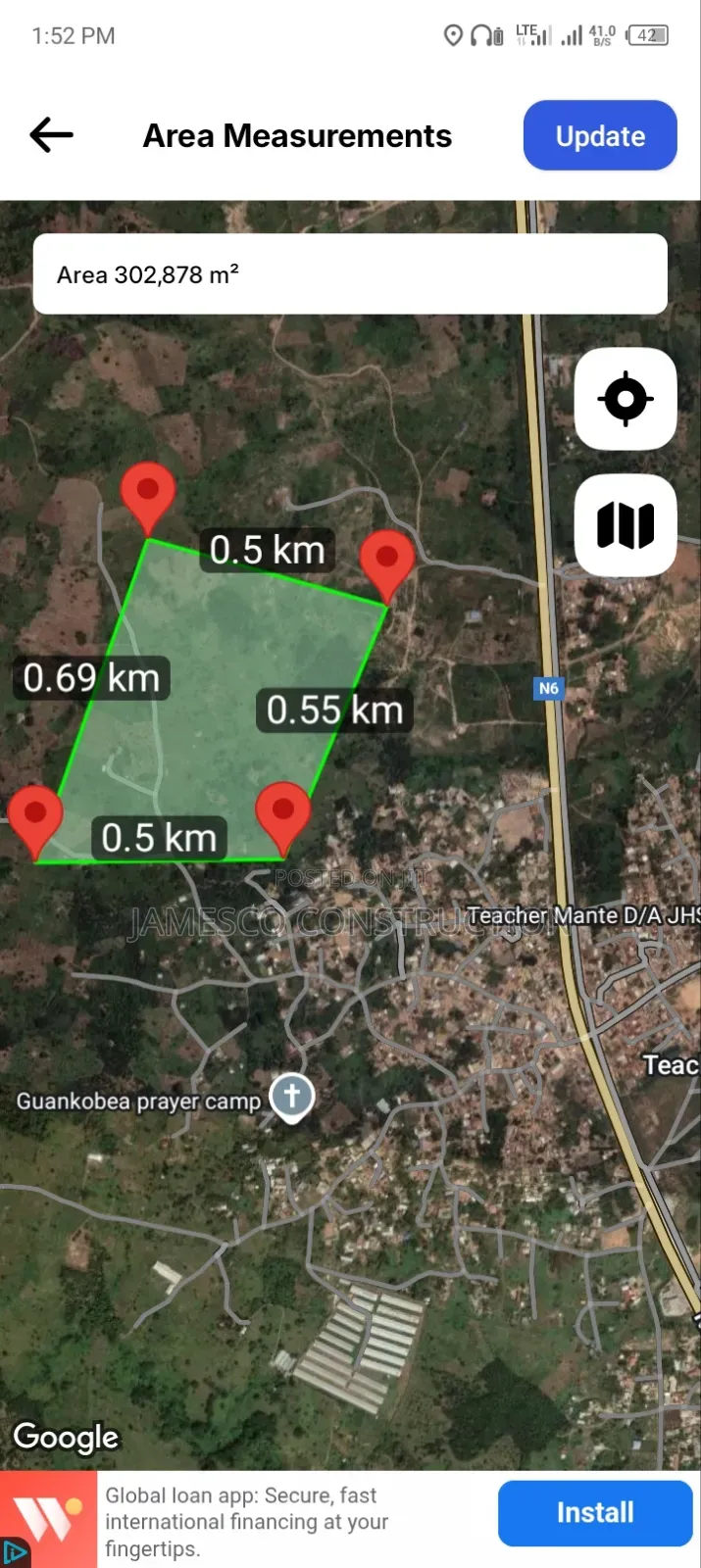 Residential Land for Sale at Teacher Mante