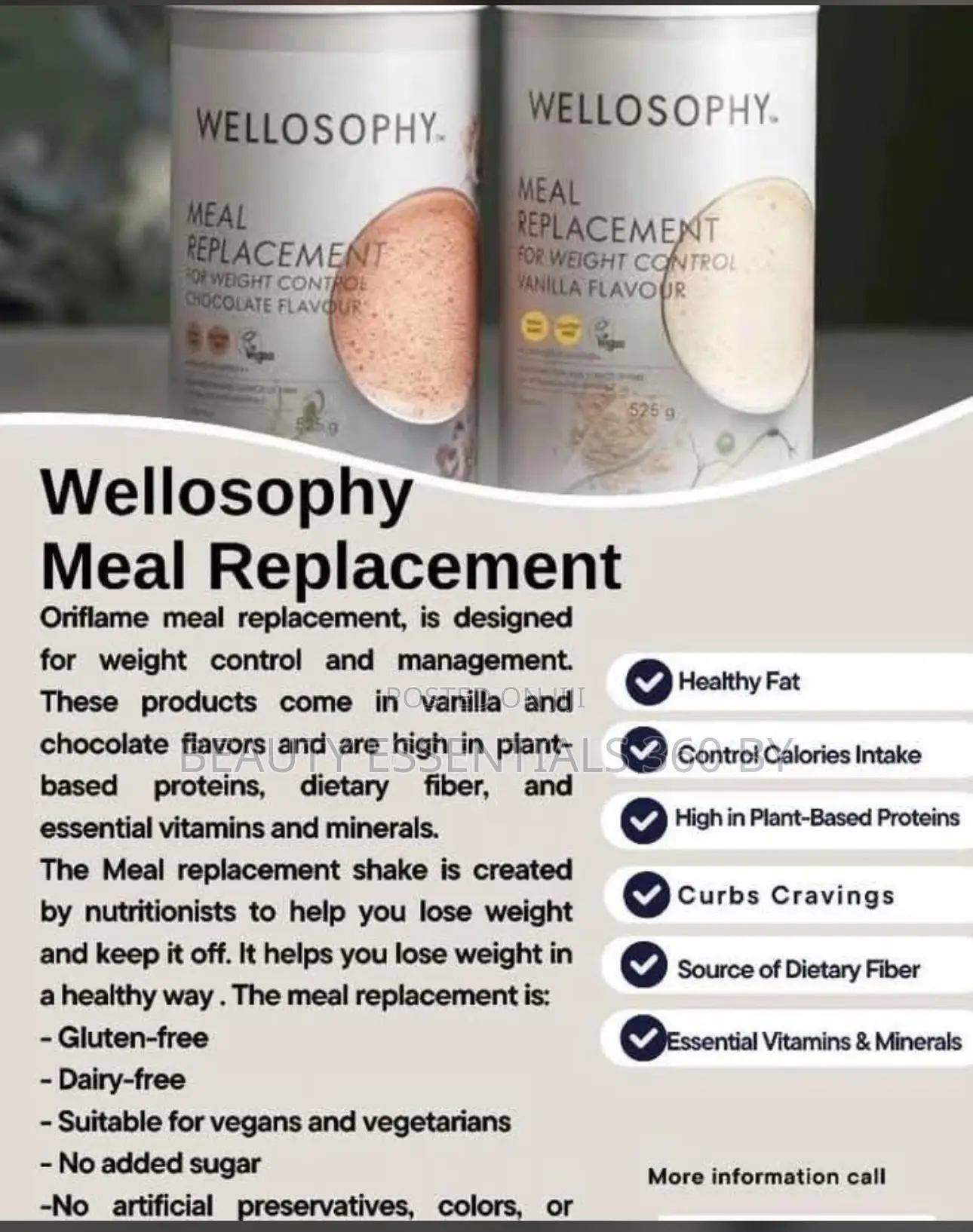 Wellosophy Meal Replacement for Weight Loss