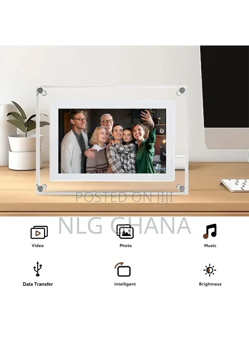 7" Motion Video Acrylic Digital Photo Frame Ghx5323