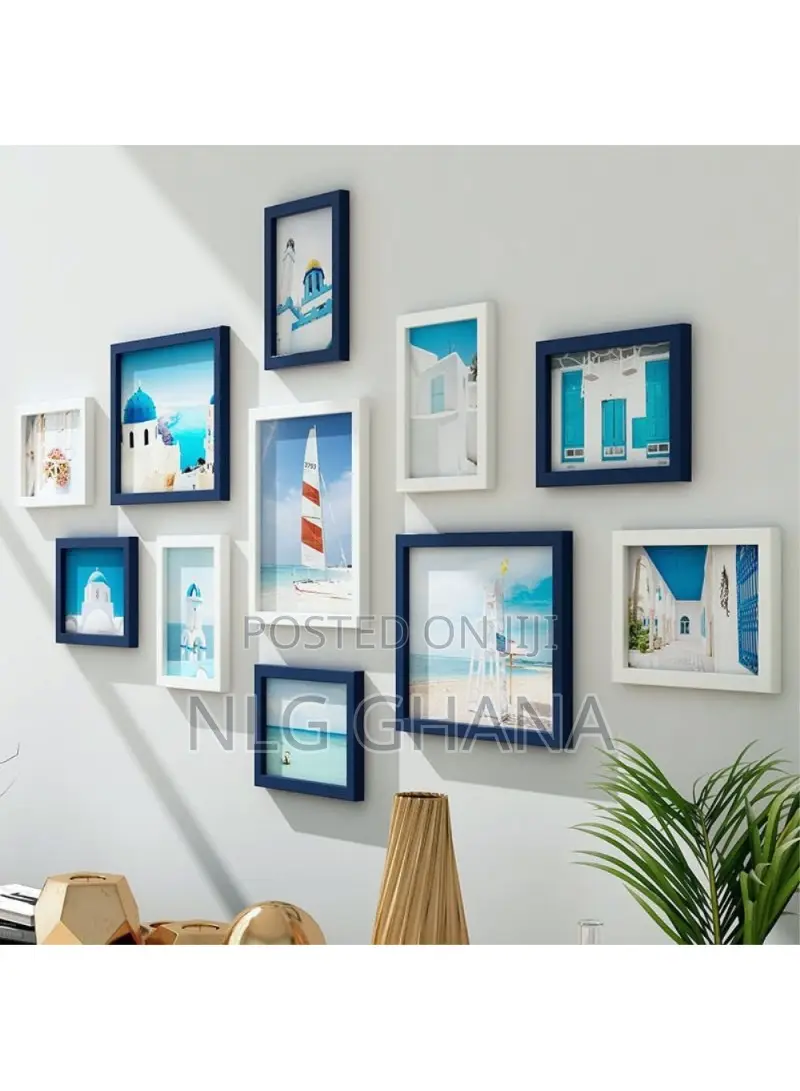 11pcs / Set Diy Picture Frames Wall Mounted Photo Tvx25431