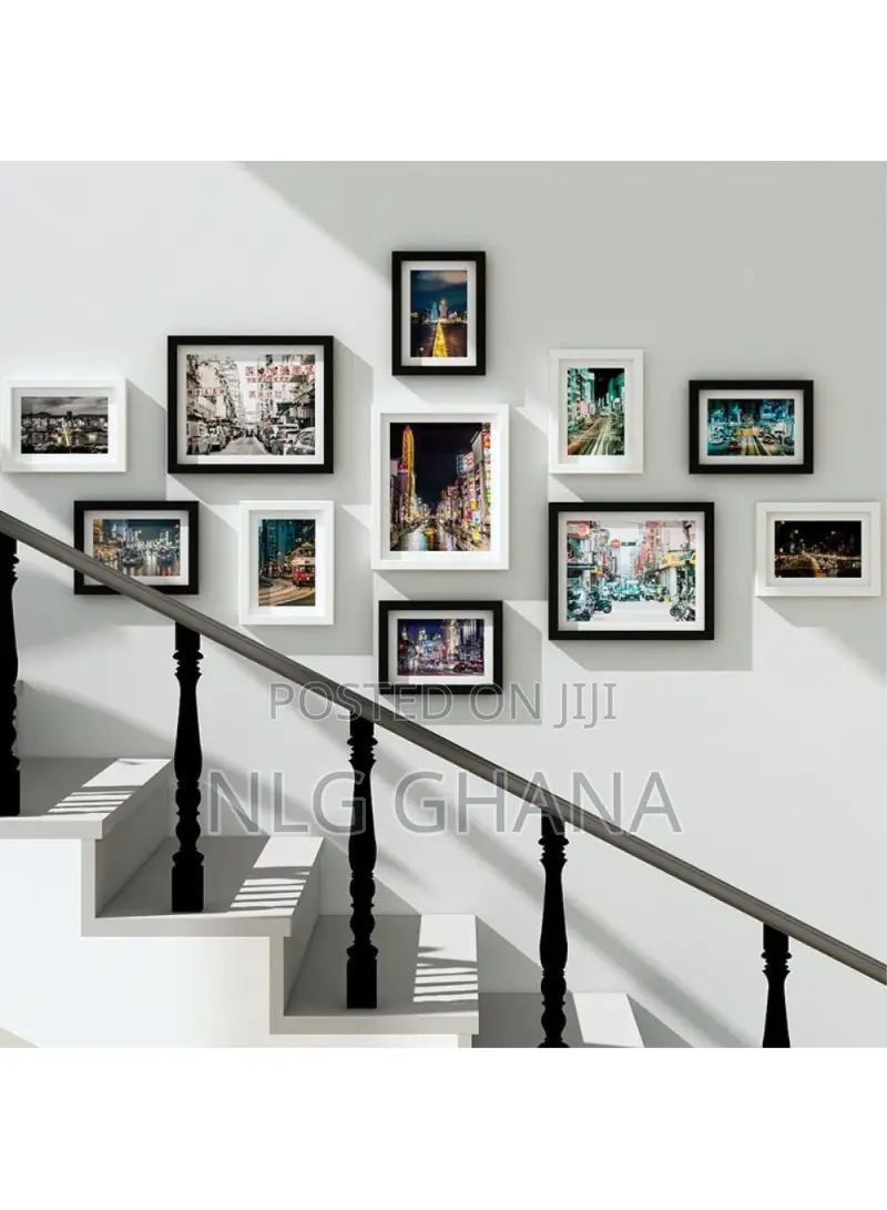 11pcs / Set Diy Picture Frames Wall Mounted Photo Tvx25431
