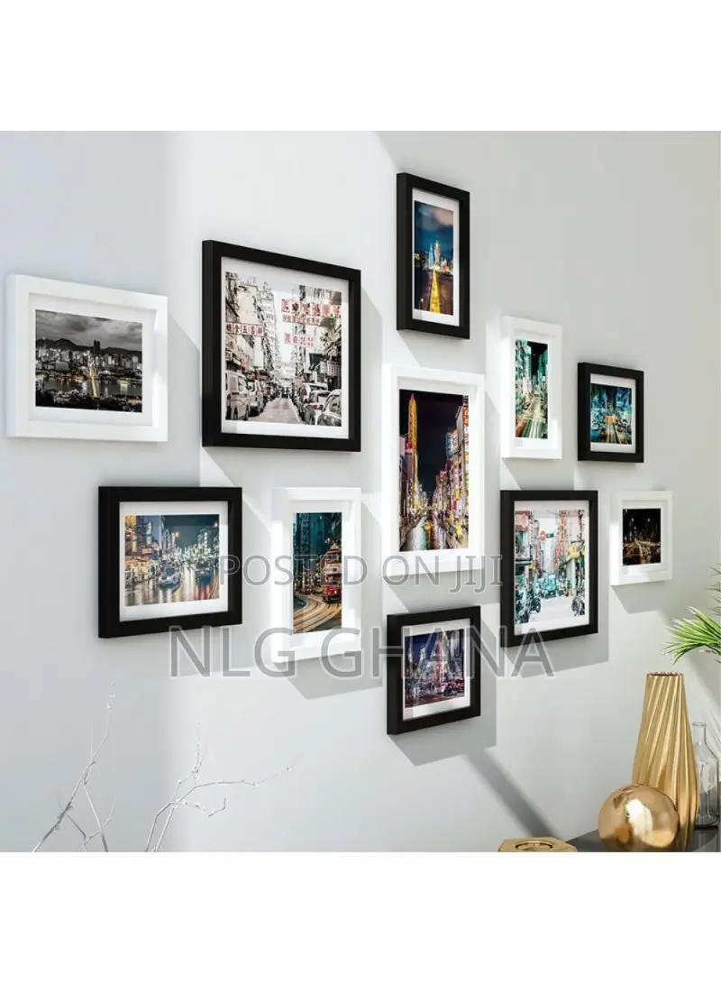 11pcs / Set Diy Picture Frames Wall Mounted Photo Tvx25431