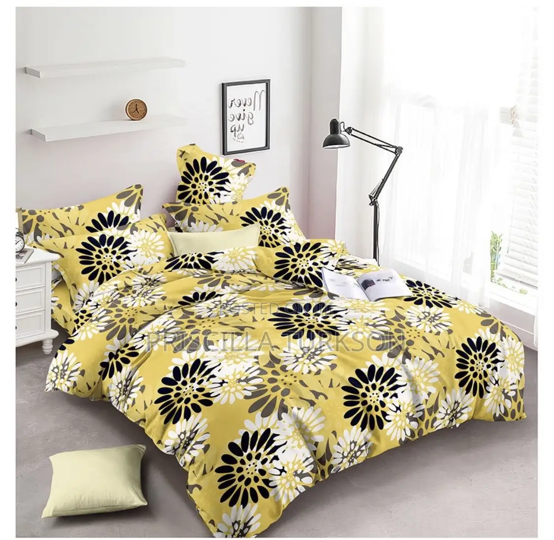 Mauve Flower Bedsheet