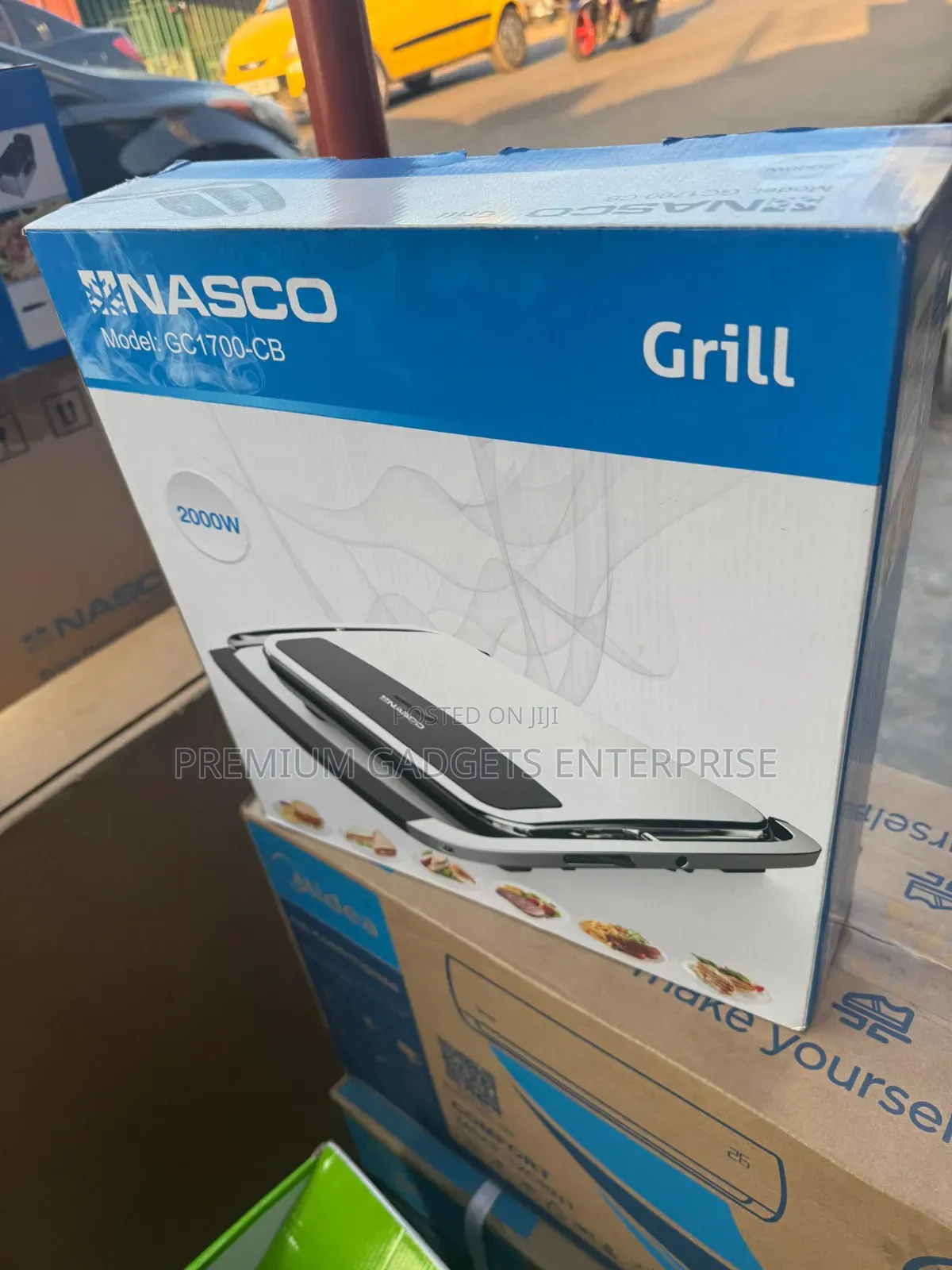 Nasco Stainless Steel  Sandwich And Grill,  Big Flat Size